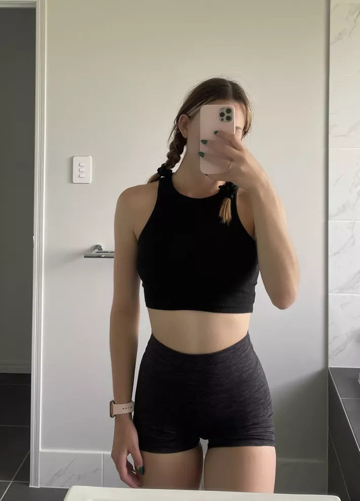 I feel hottest after the gym