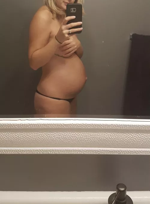 I thought my bump was huge here!