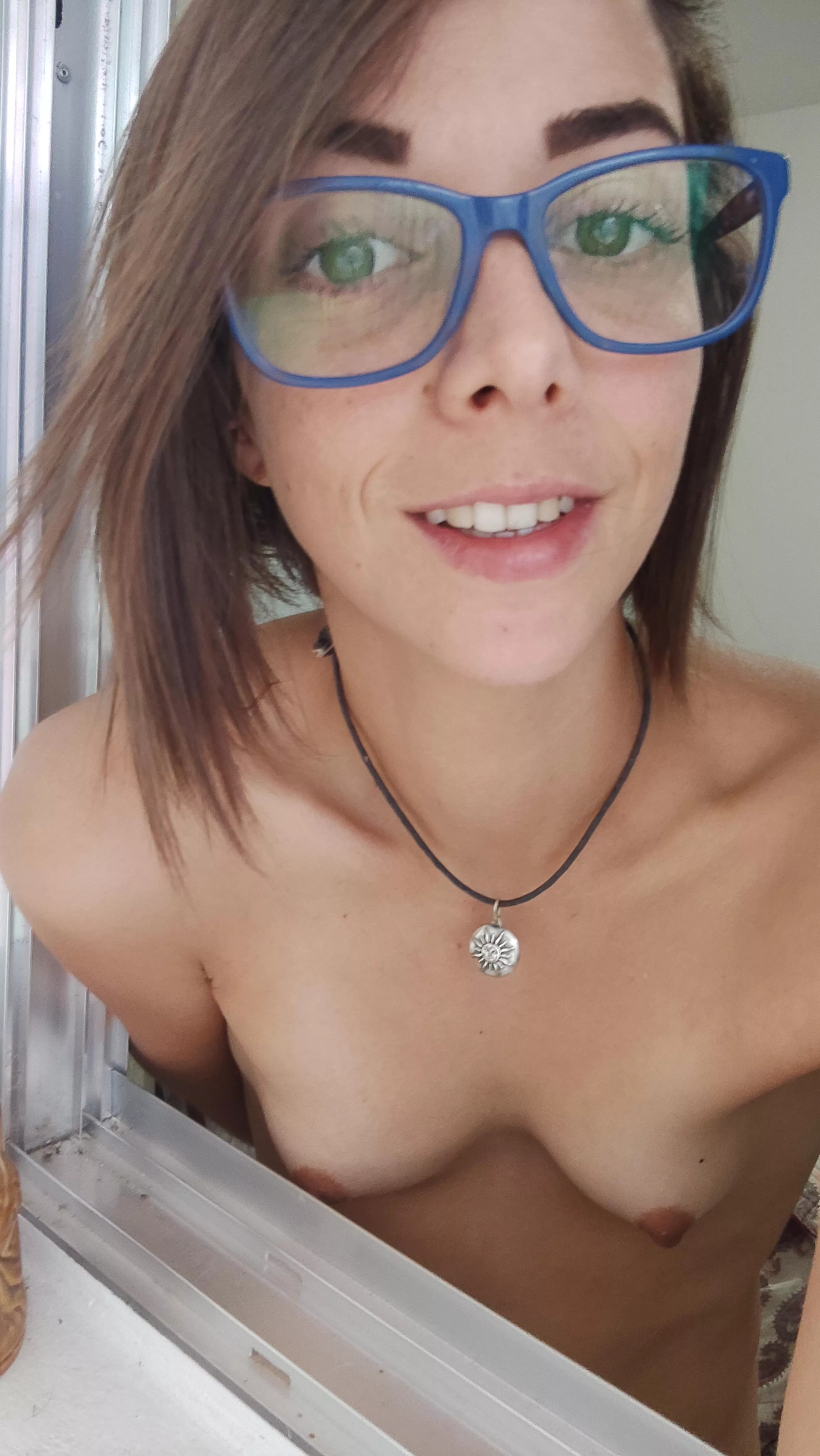 My glasses are on reflex