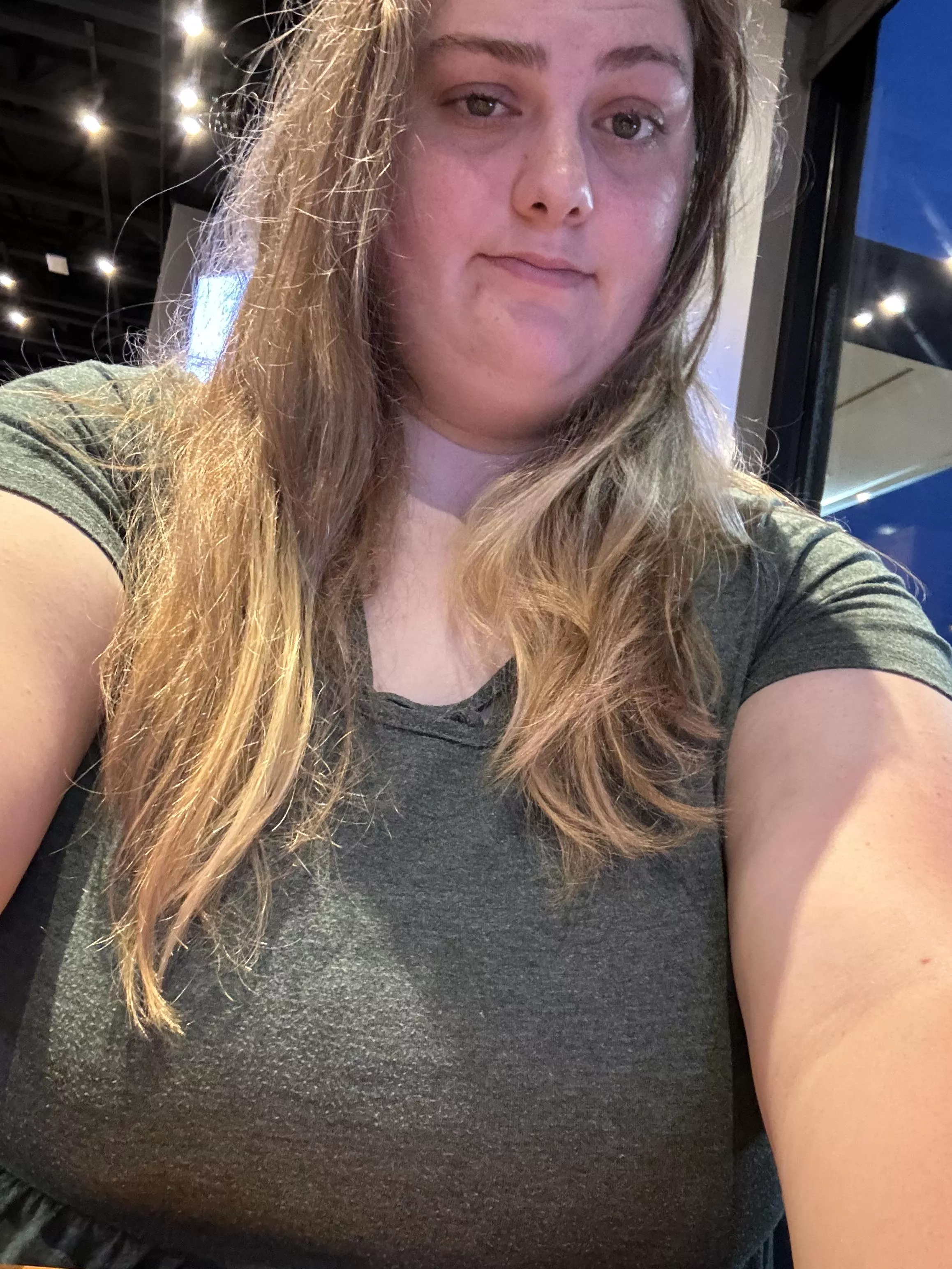 Out to dinner braless