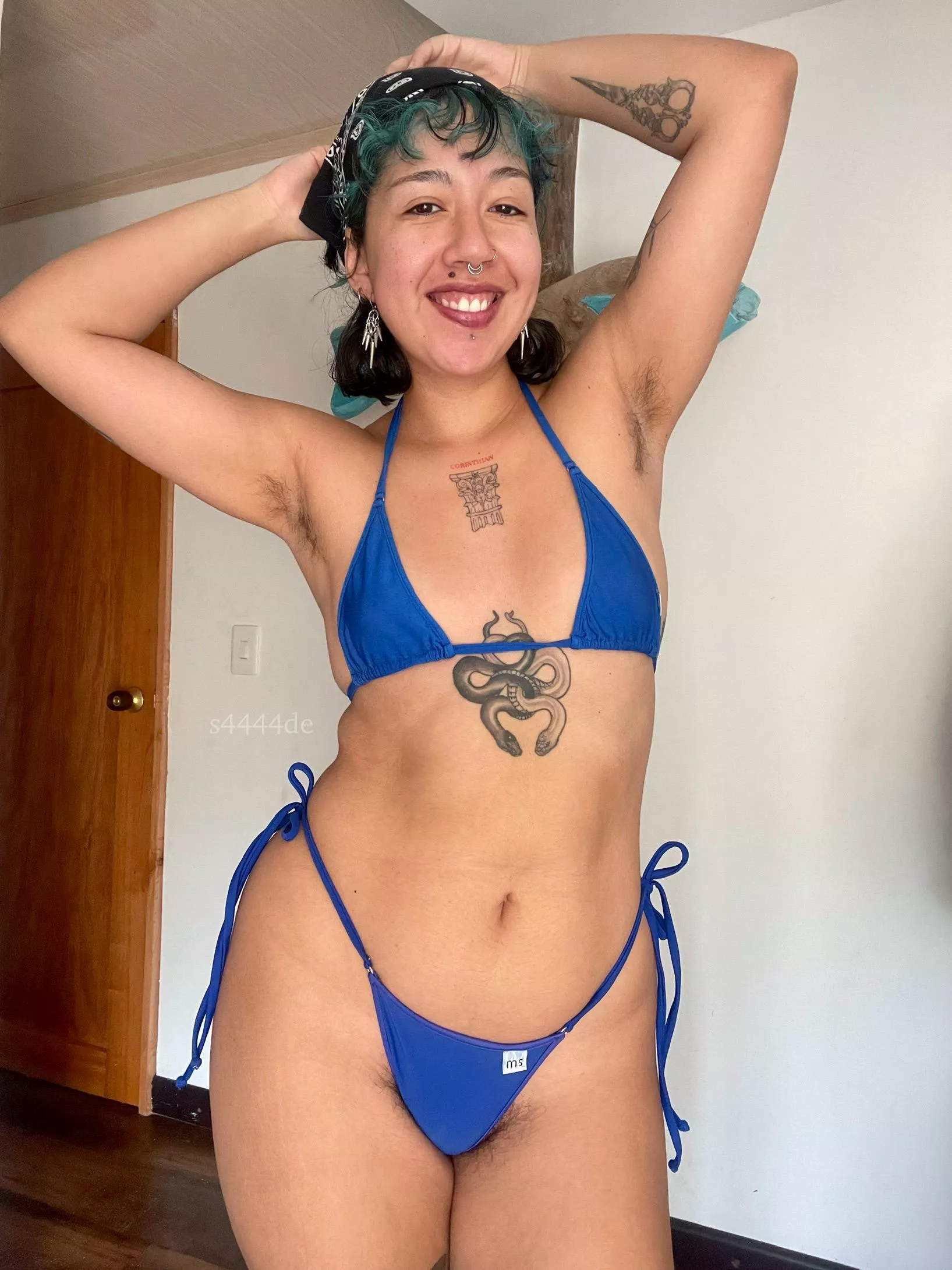 perfect bikini to show off my bodyhair
