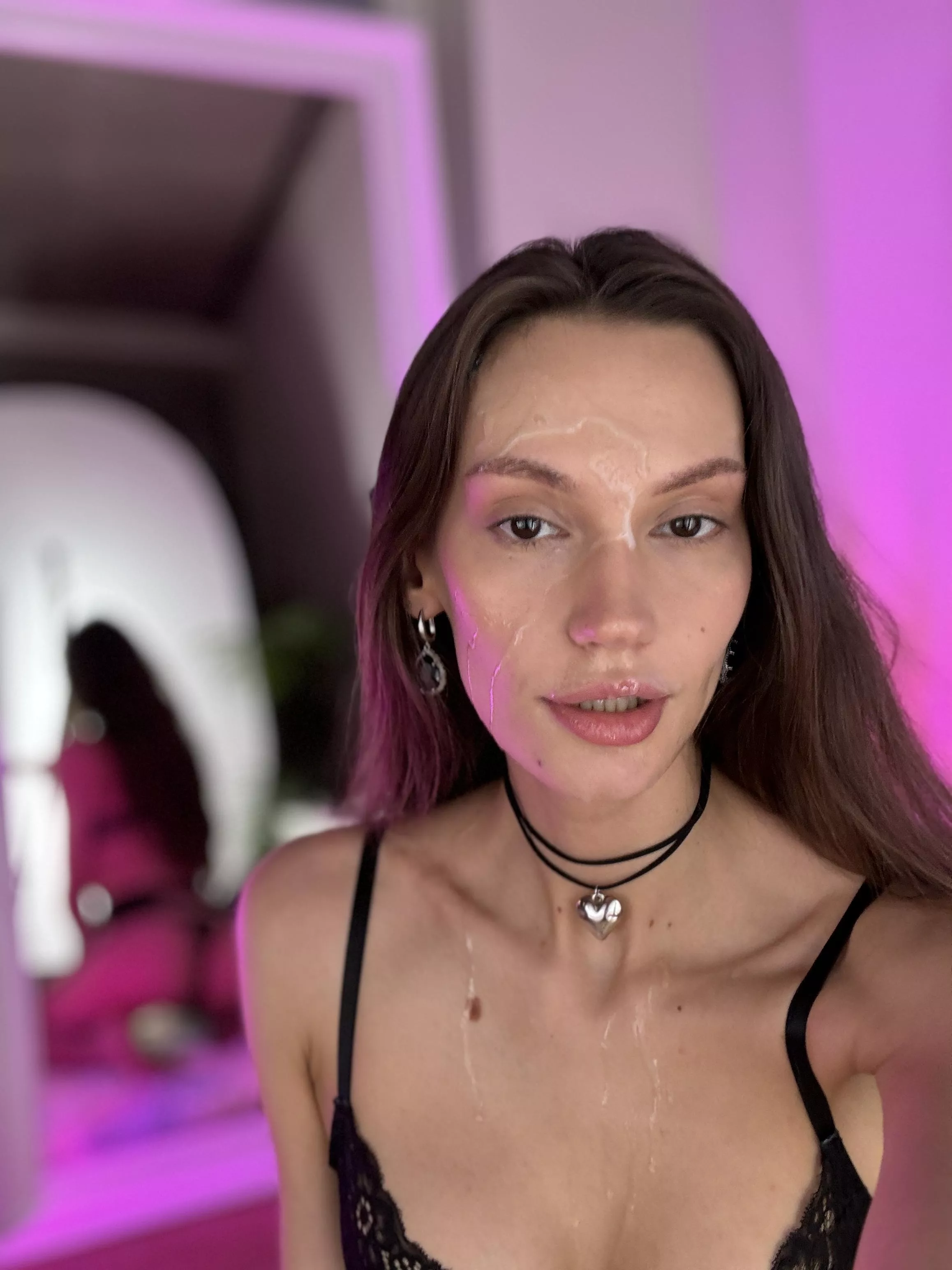 there's still room for sperm on my face, so you can add yours.