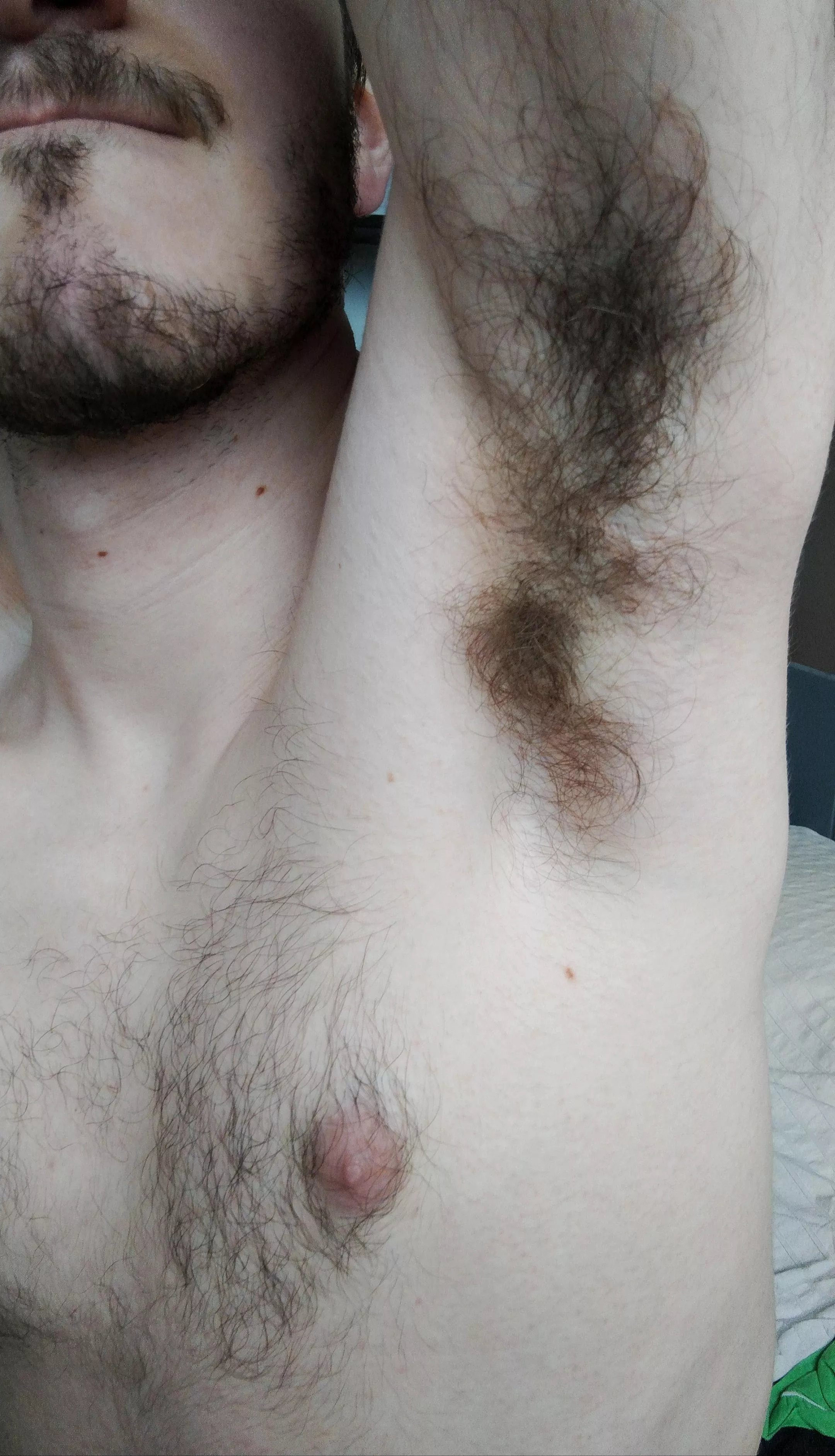 You wouldn't be able to get your face out of my pits