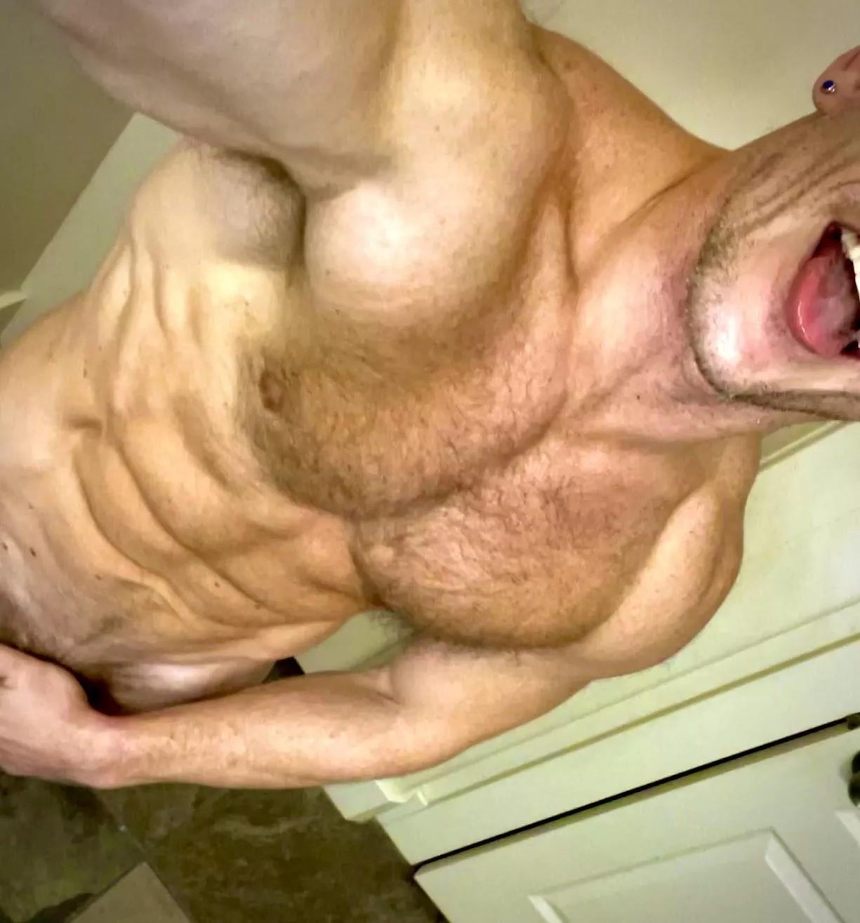 Always working hard to stay in shape and share this journey with you! 💪