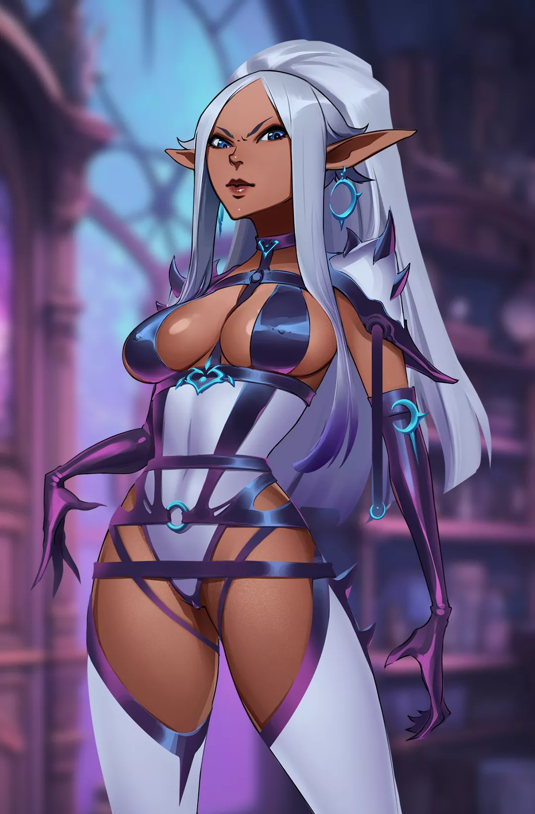 Dzira - elven from our adult game (The Veil Chronicles: Nix University) 