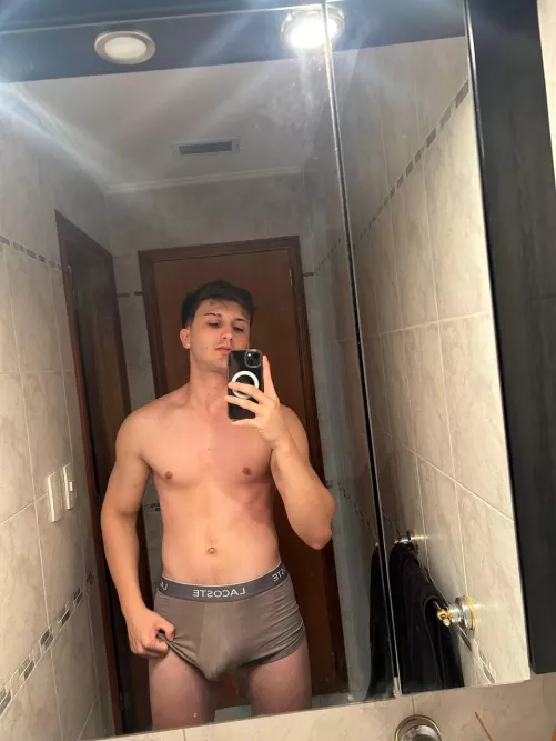 I am trying to show how cool these undies are, hopefully you didn't notice my bulge 😏