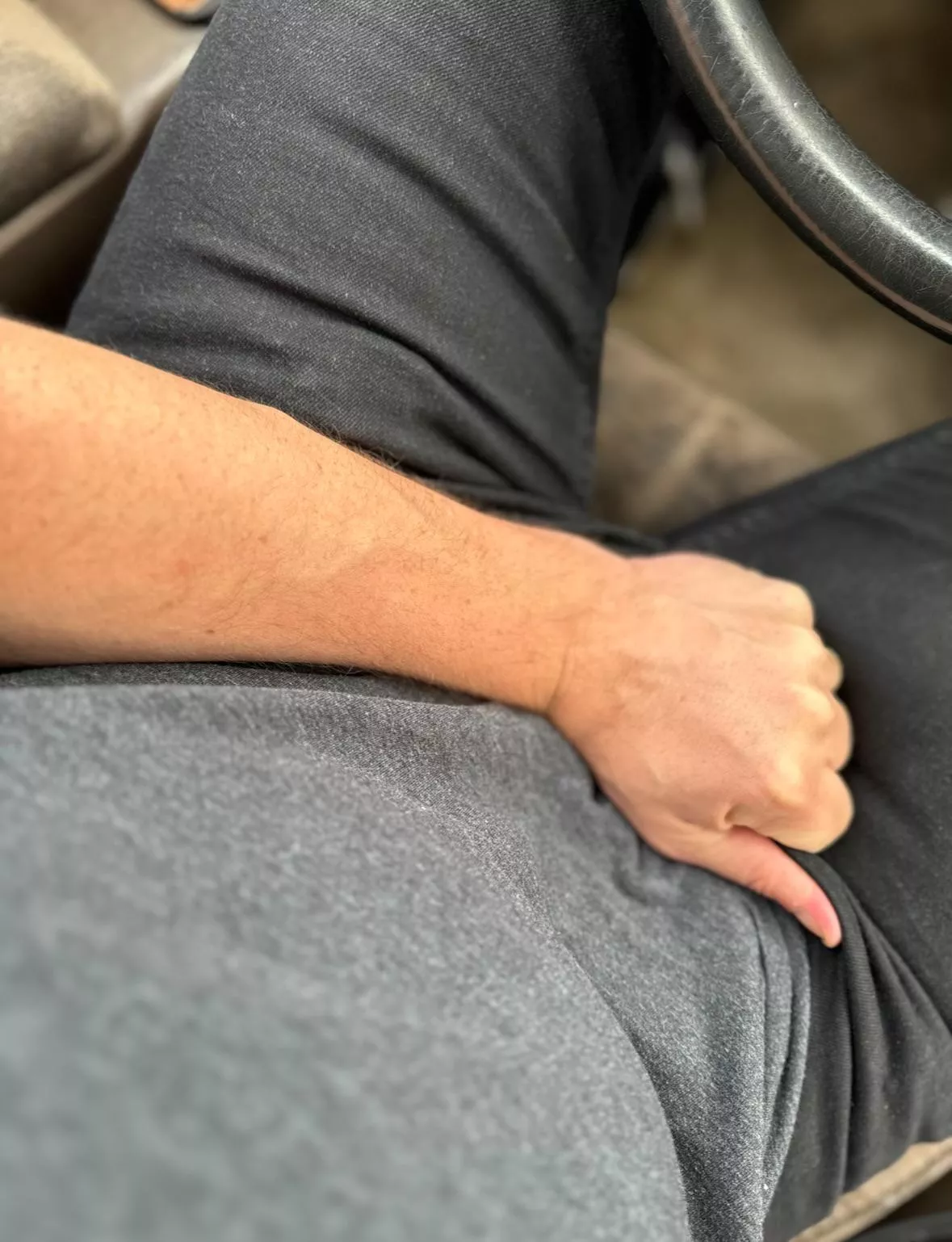 I should keep both hands on the wheel.