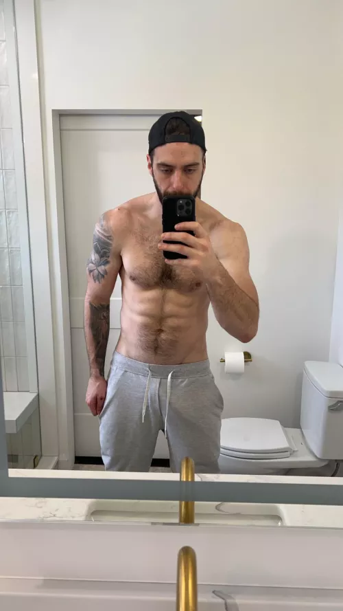 Just a Dilf in some grey sweats