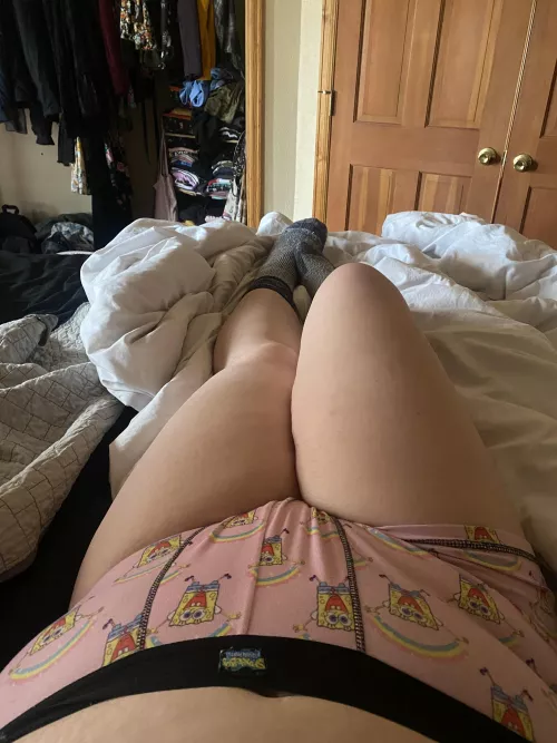 Let’s cuddle in my bed, Daddy. 