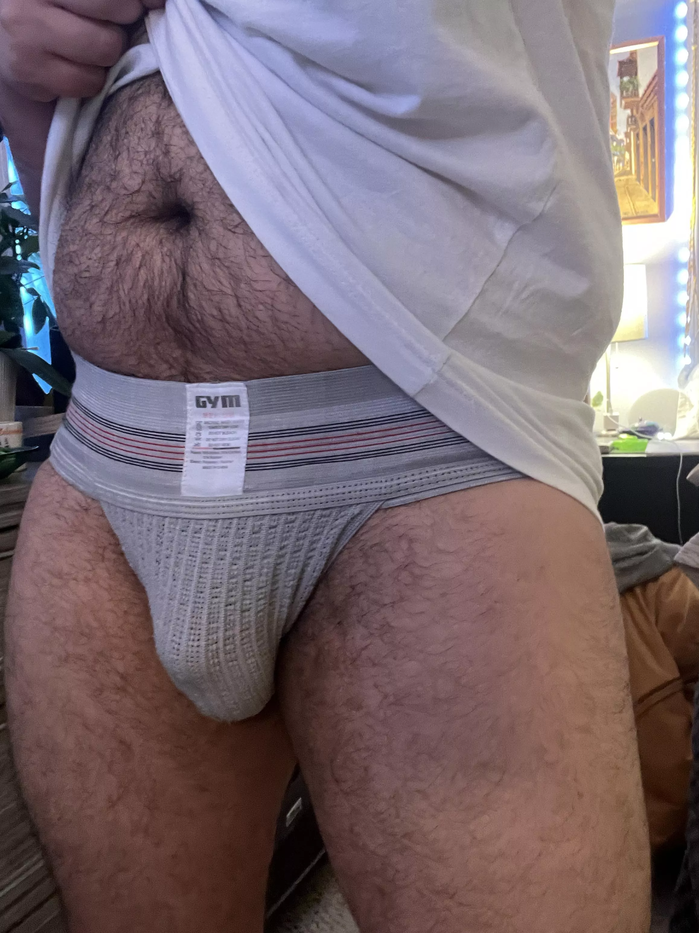 Never posted a front jockstrap pic….