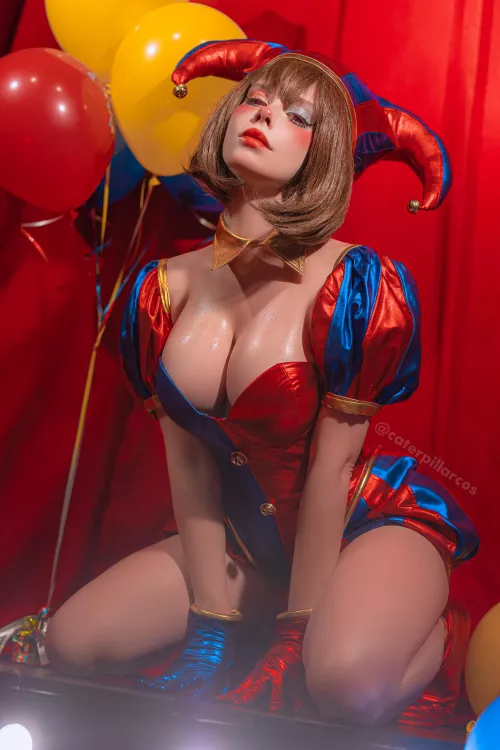 Pomni from [ The Amazing Digital Circus ] by (CaterpillarCosplay)