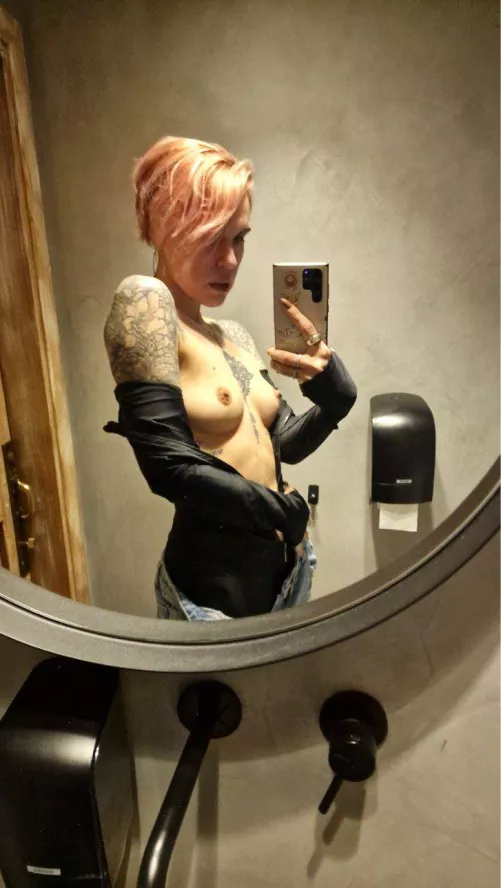 Small boobs, big smiles, even bigger fun.