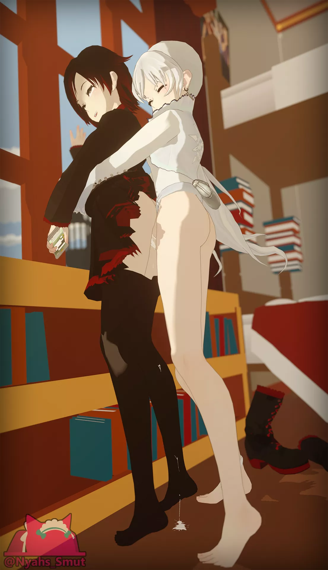 Weiss and Ruby are gonna be late | RWBY | Nyahs_Smut