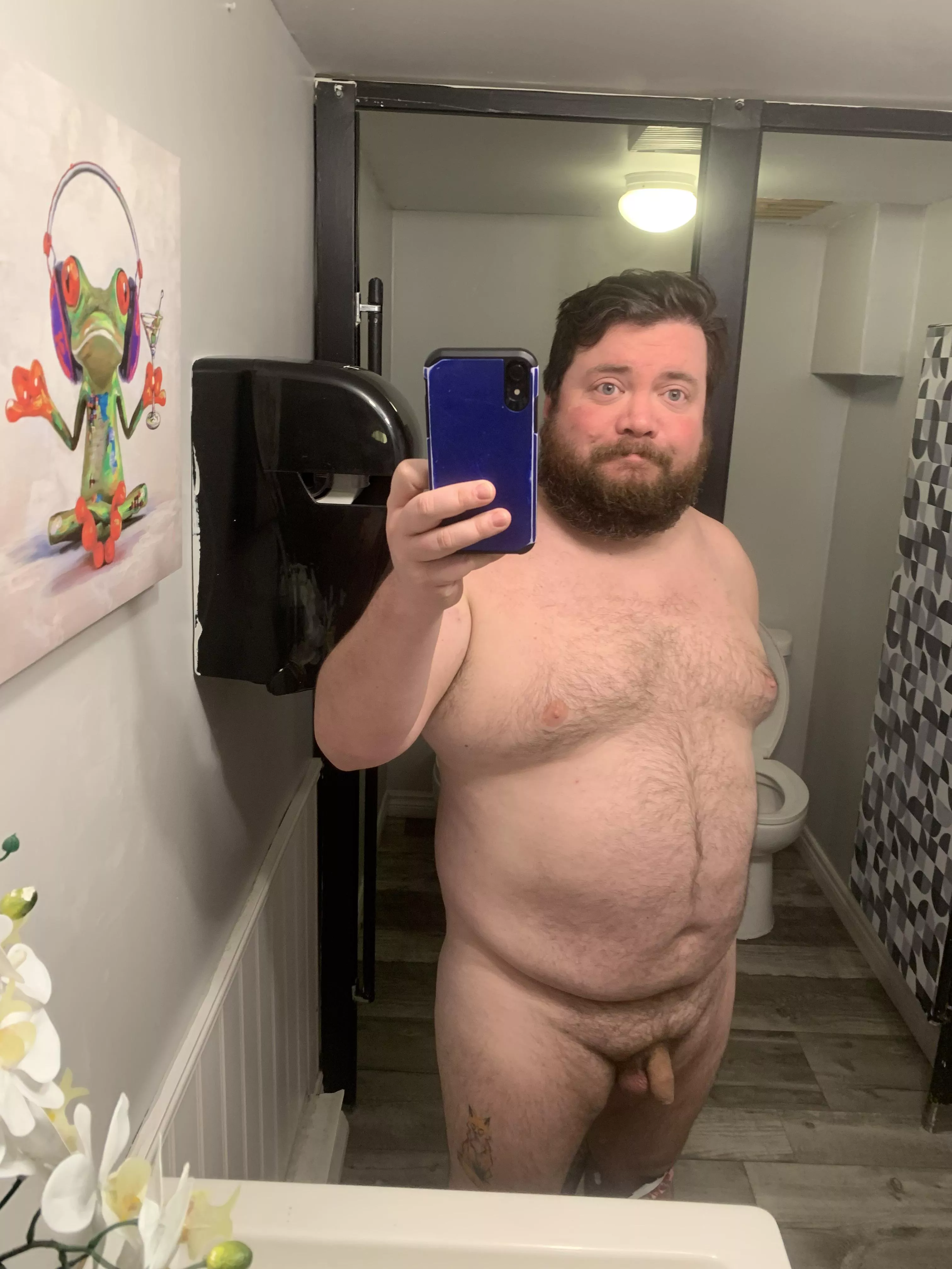 When all your clothes fall off. 