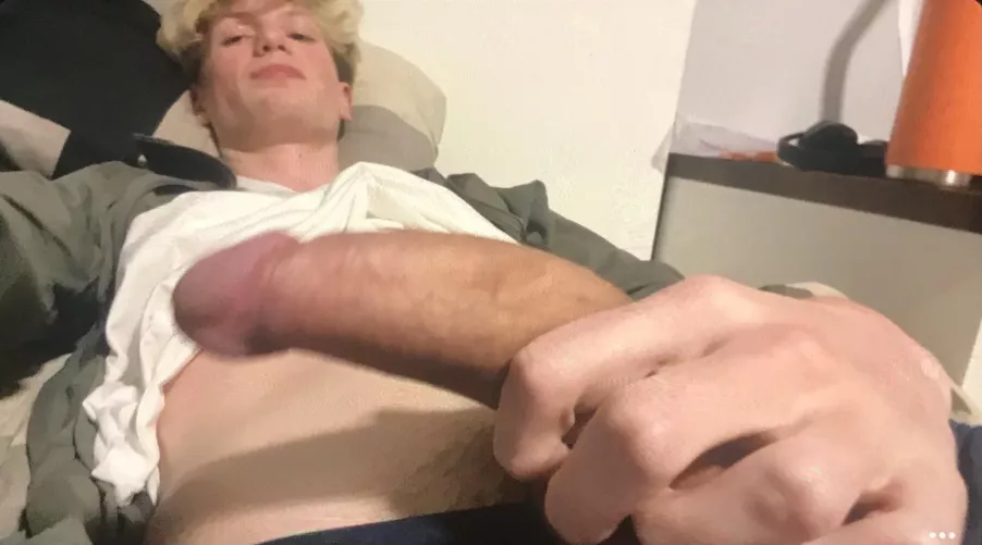 Who wants to see this big cock hard
