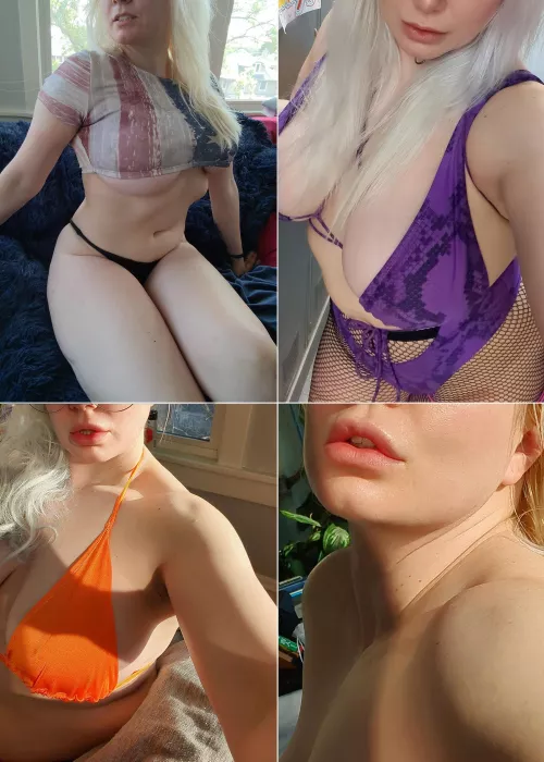 Bimbo lip transformation 