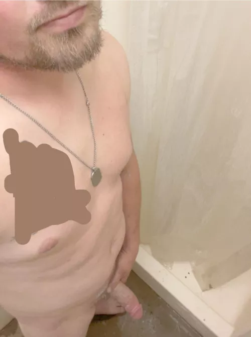 Campground bathroom this weekend could have been better but still managed to end up pretty horny. So had to take care of it ;). Open to opinions of what I’m packing lmk what you think.