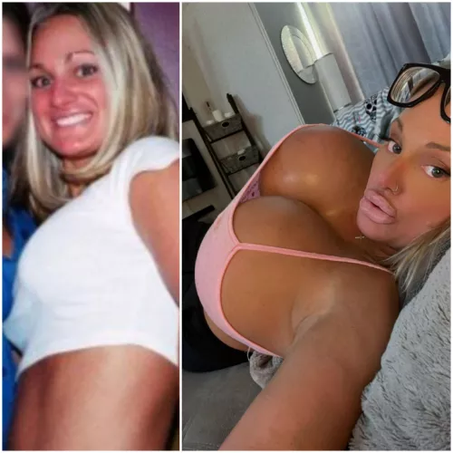 From random girl to full bimbo 