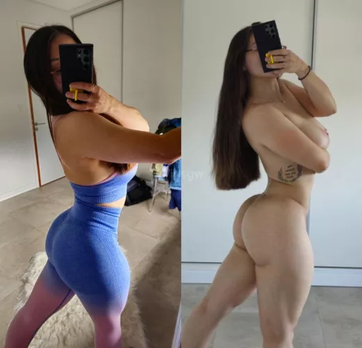 Gym gal on/off 😉☺️