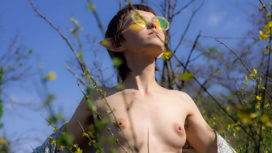 I love my small tits, I show them whenever I can