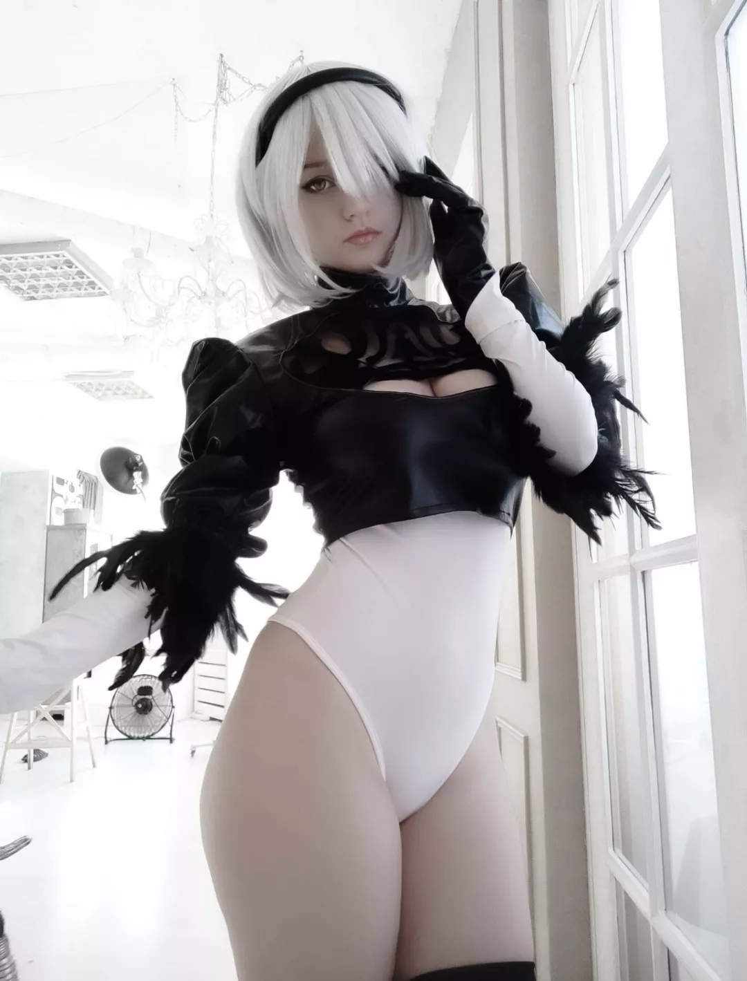 My cute 2B cosplay 