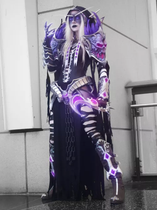 My Ebon Blade Sylvanas Windrunner cosplay (World of Warcraft) at C2E2