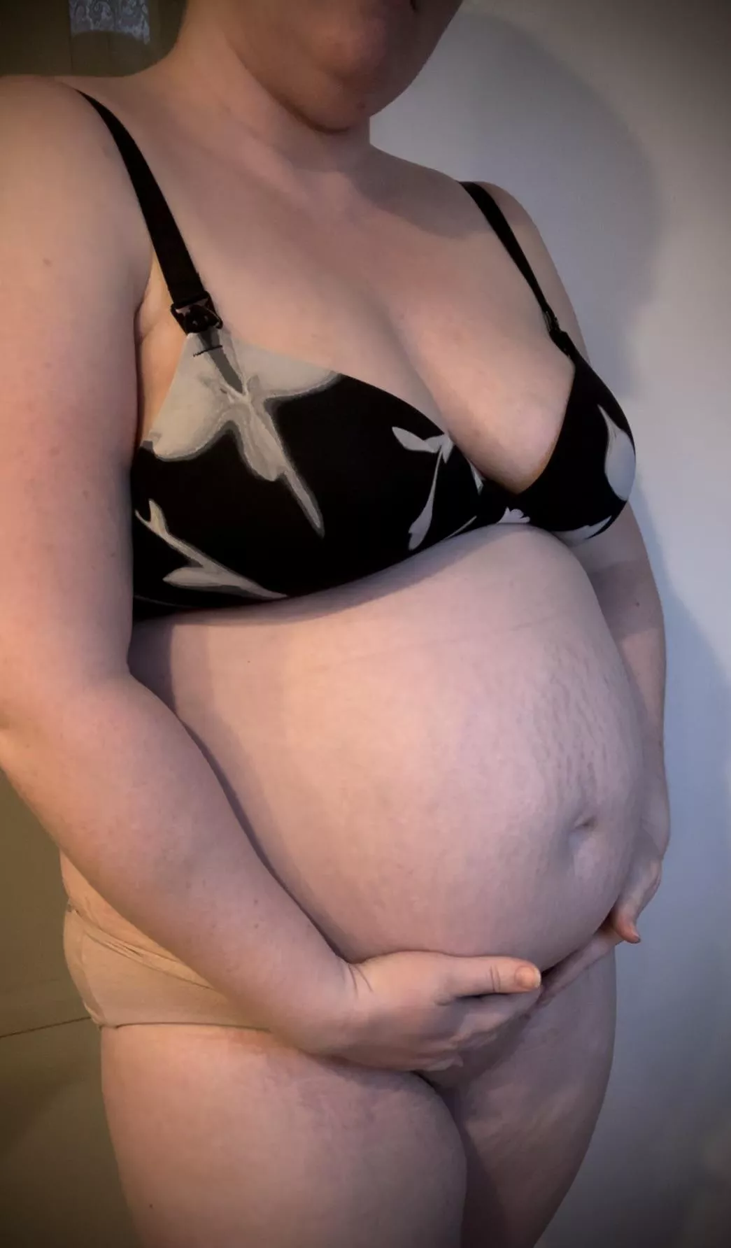 Really showing the bump now