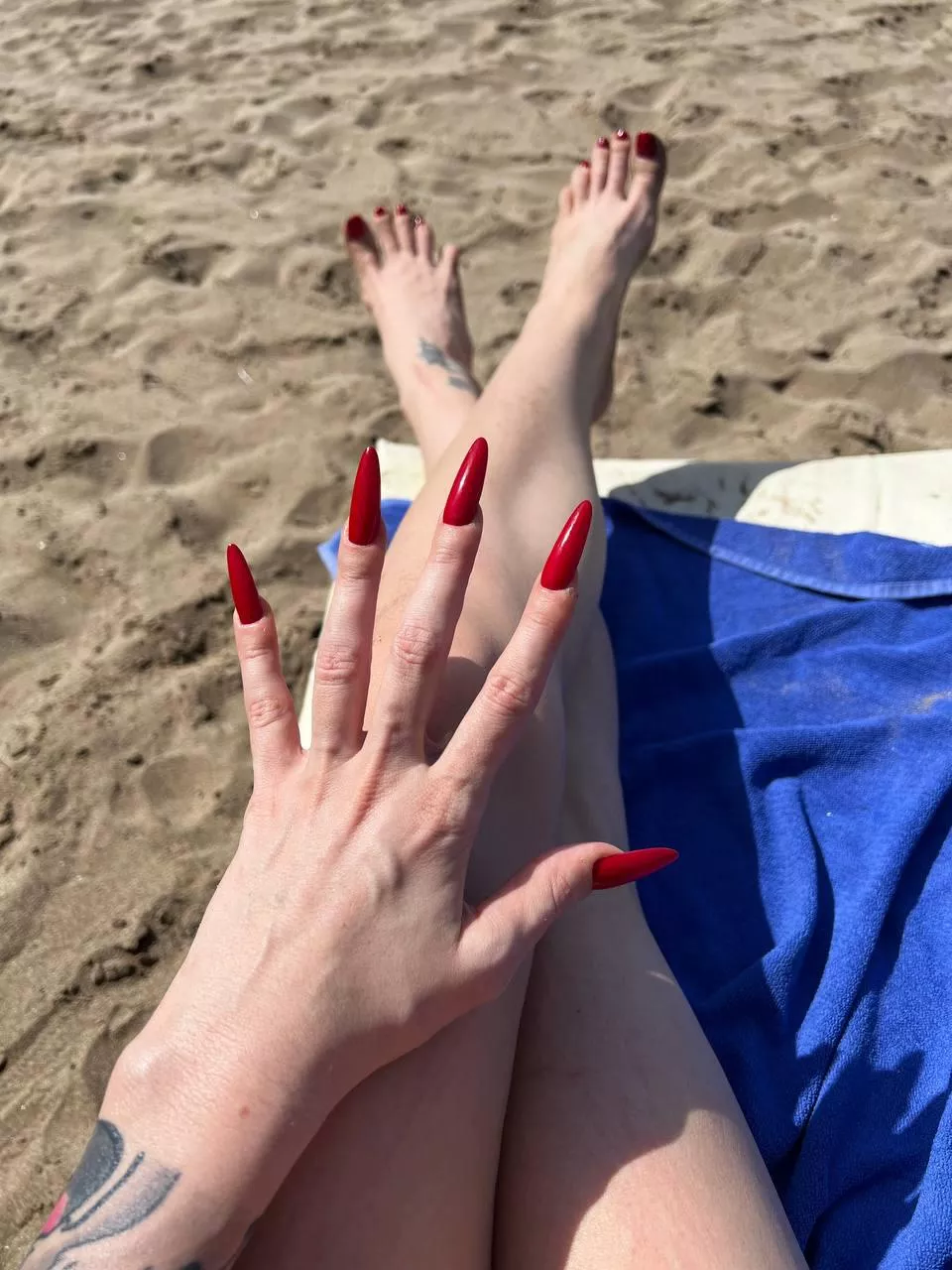 Relax time on the beach