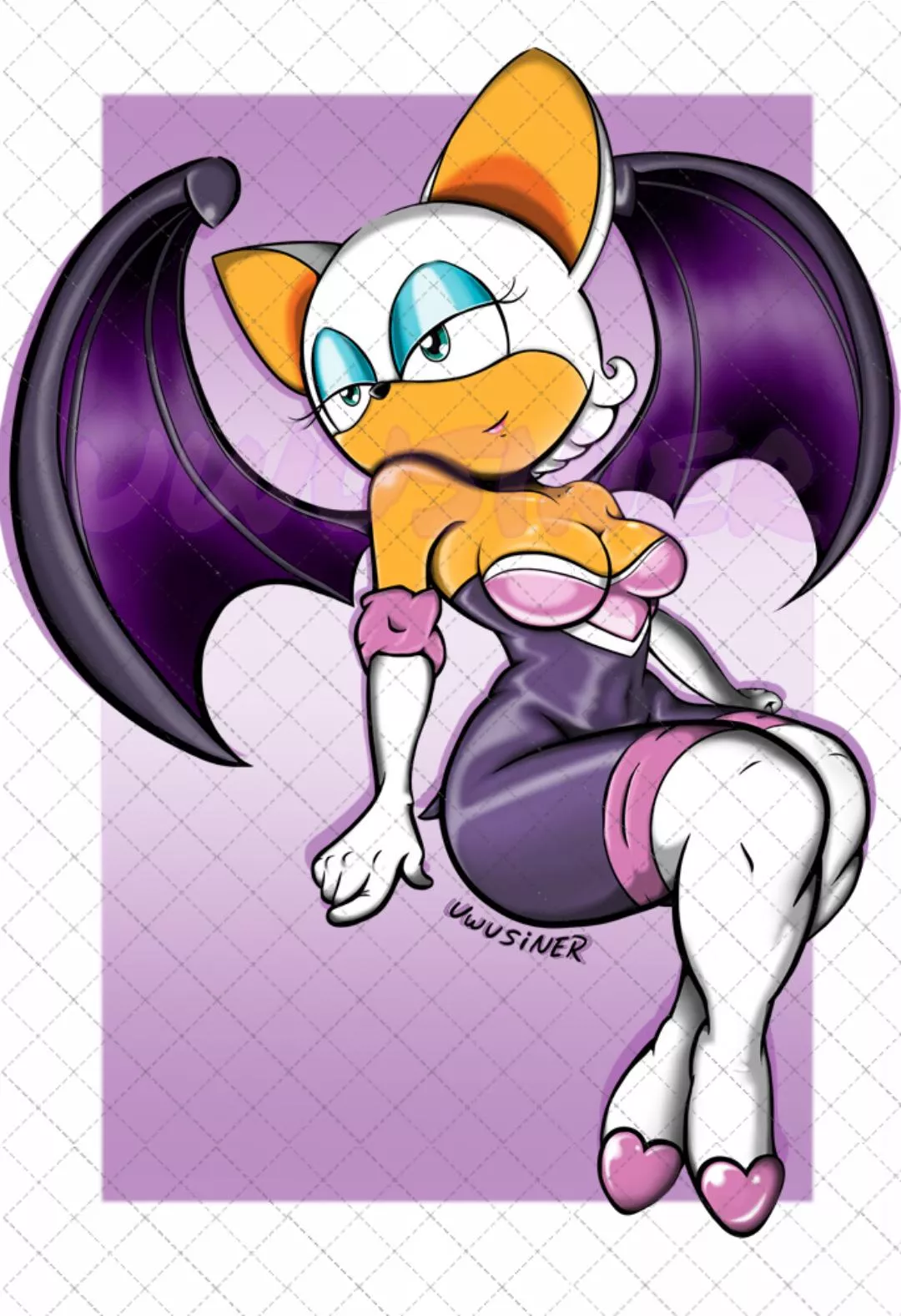 Rouge the bat by uwusiner