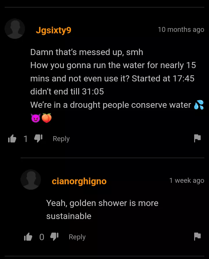 SAVE WATER!!