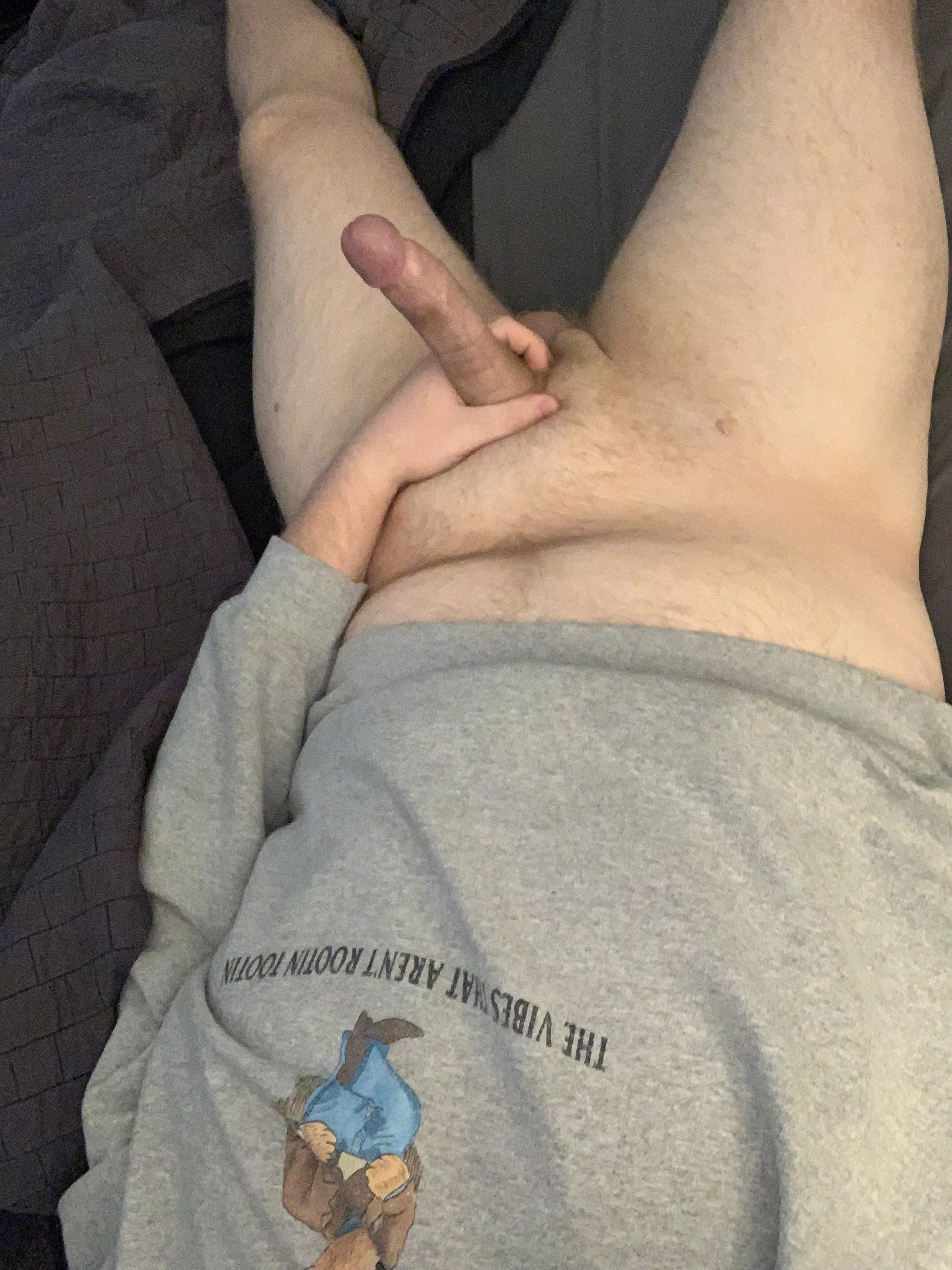 Spit on it then sit on it