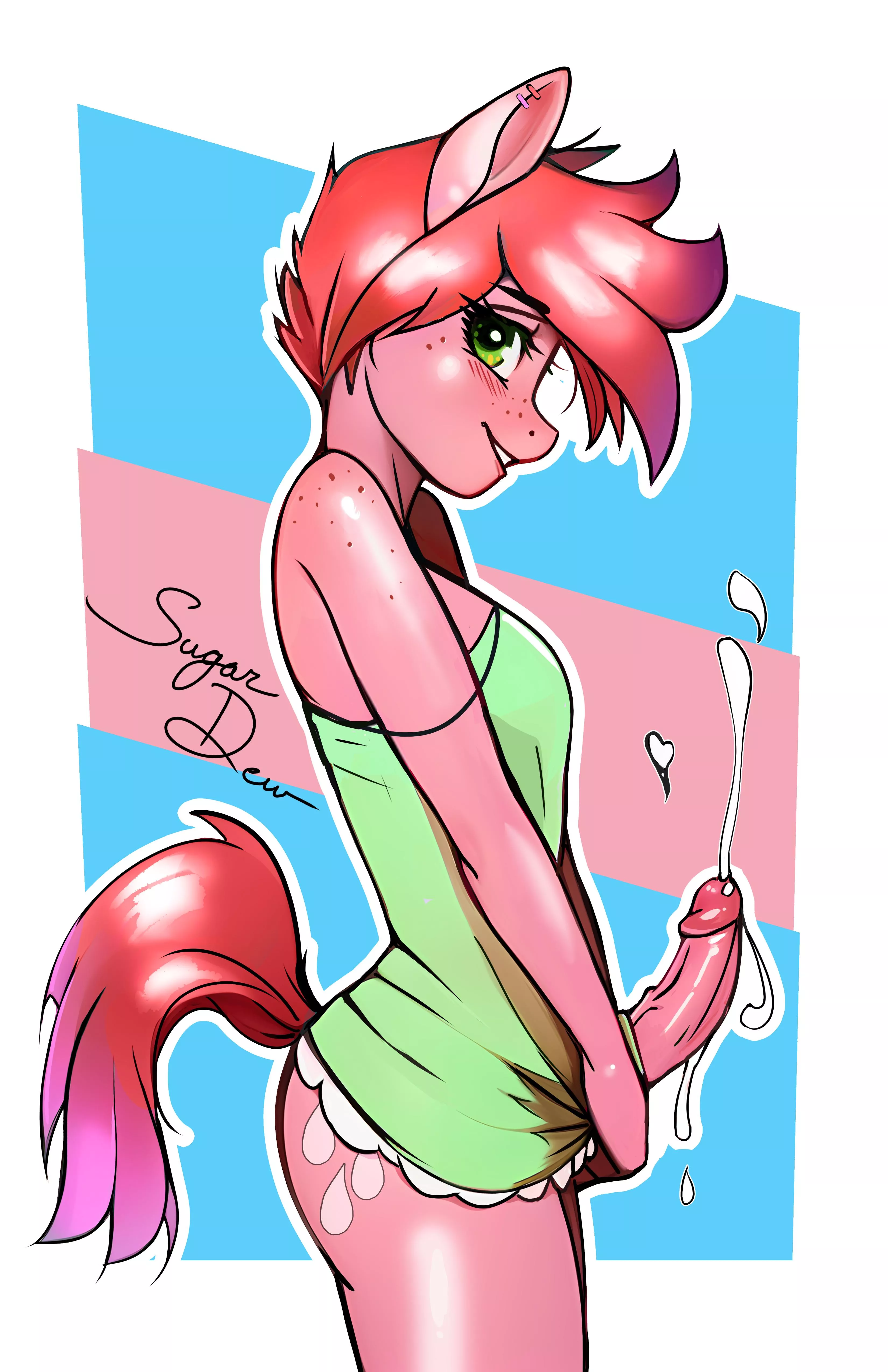 Sugar Dew OC MLP by me, He's super Sweet