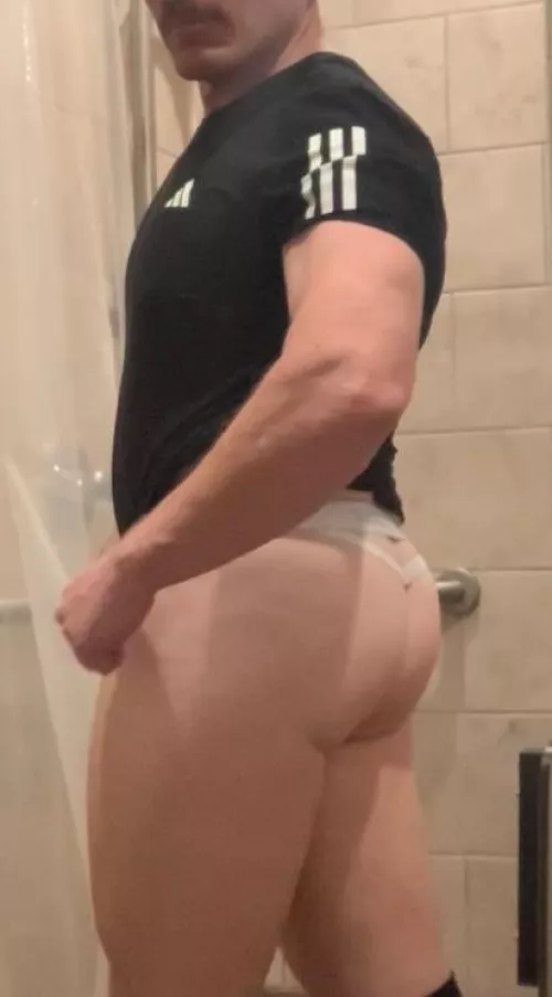 Thong under tights always