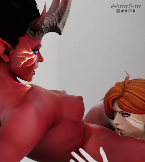 Windranger eating QoP pussy