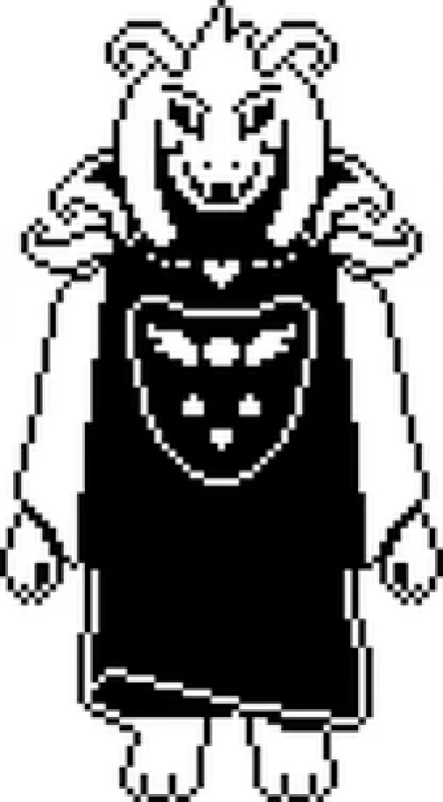 [Asriel] Undertale's god of hyper death Sprite made by Toby [or temmie]