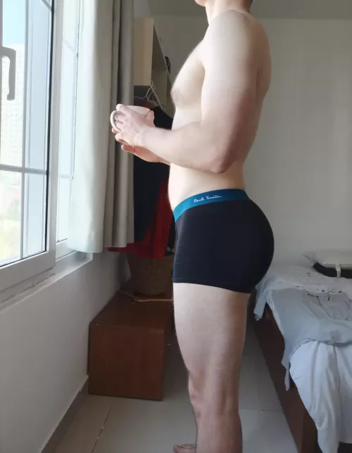 Coffee with a view 🍑🍑