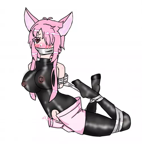 Drawing people's oc #10🎉. You also can send your oc, if you want to see it in bondage 