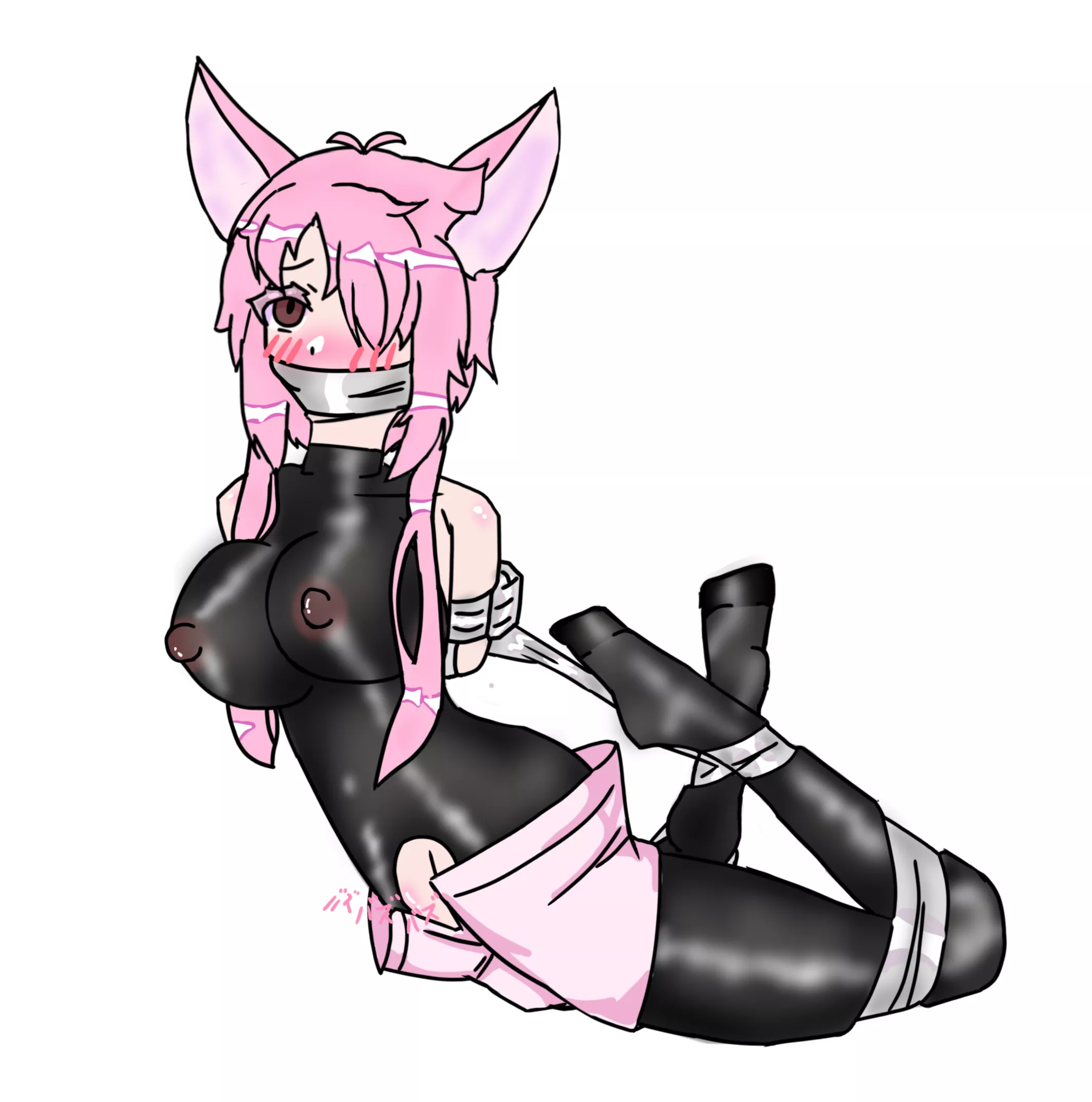 Drawing people's oc #10🎉. You also can send your oc, if you want to see it in bondage 