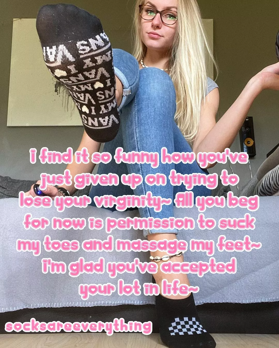 Funny and I am so happy you finally given up on trying and accepted your socks destiny my beta