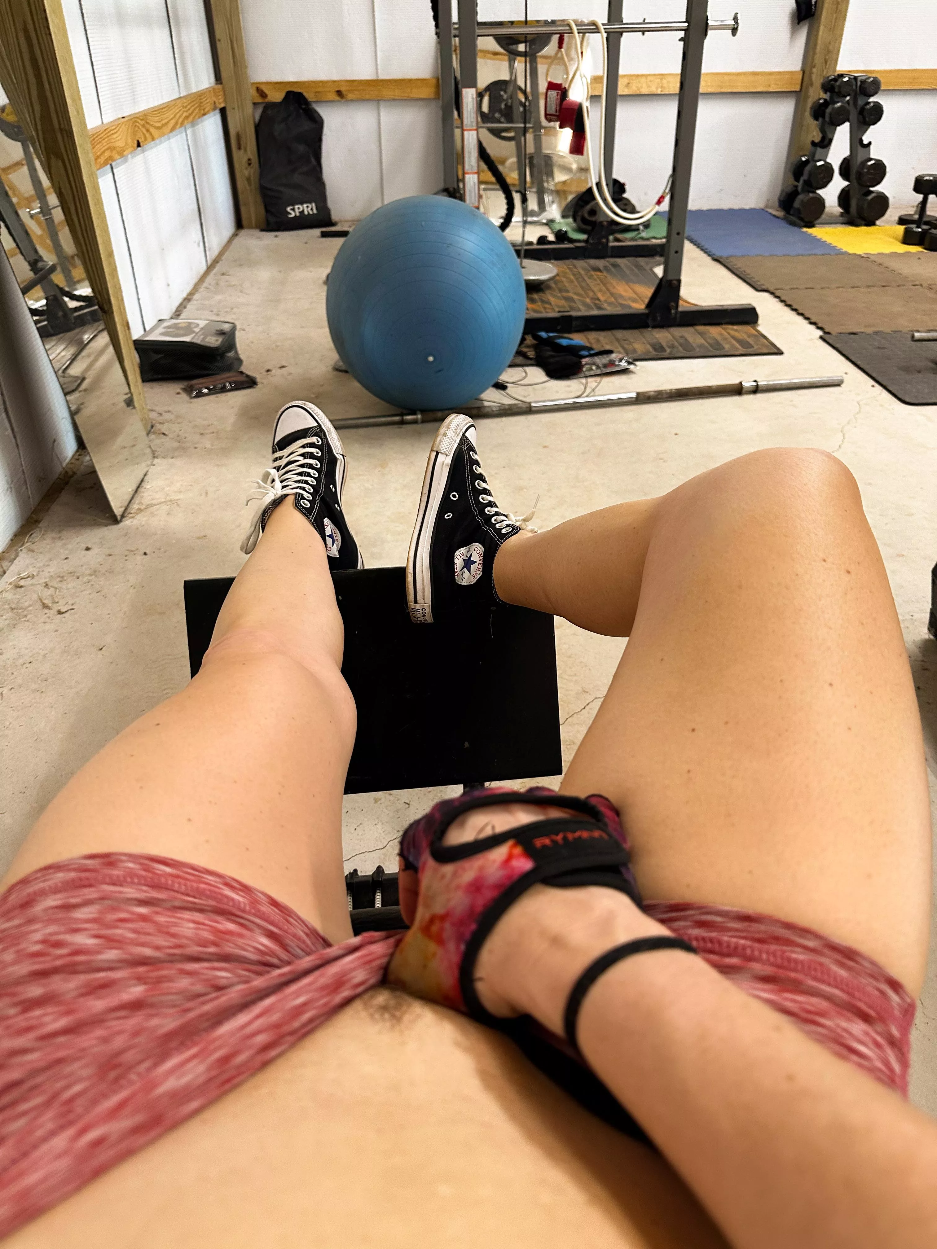 I like to show a littler more than my Chucks ;) 