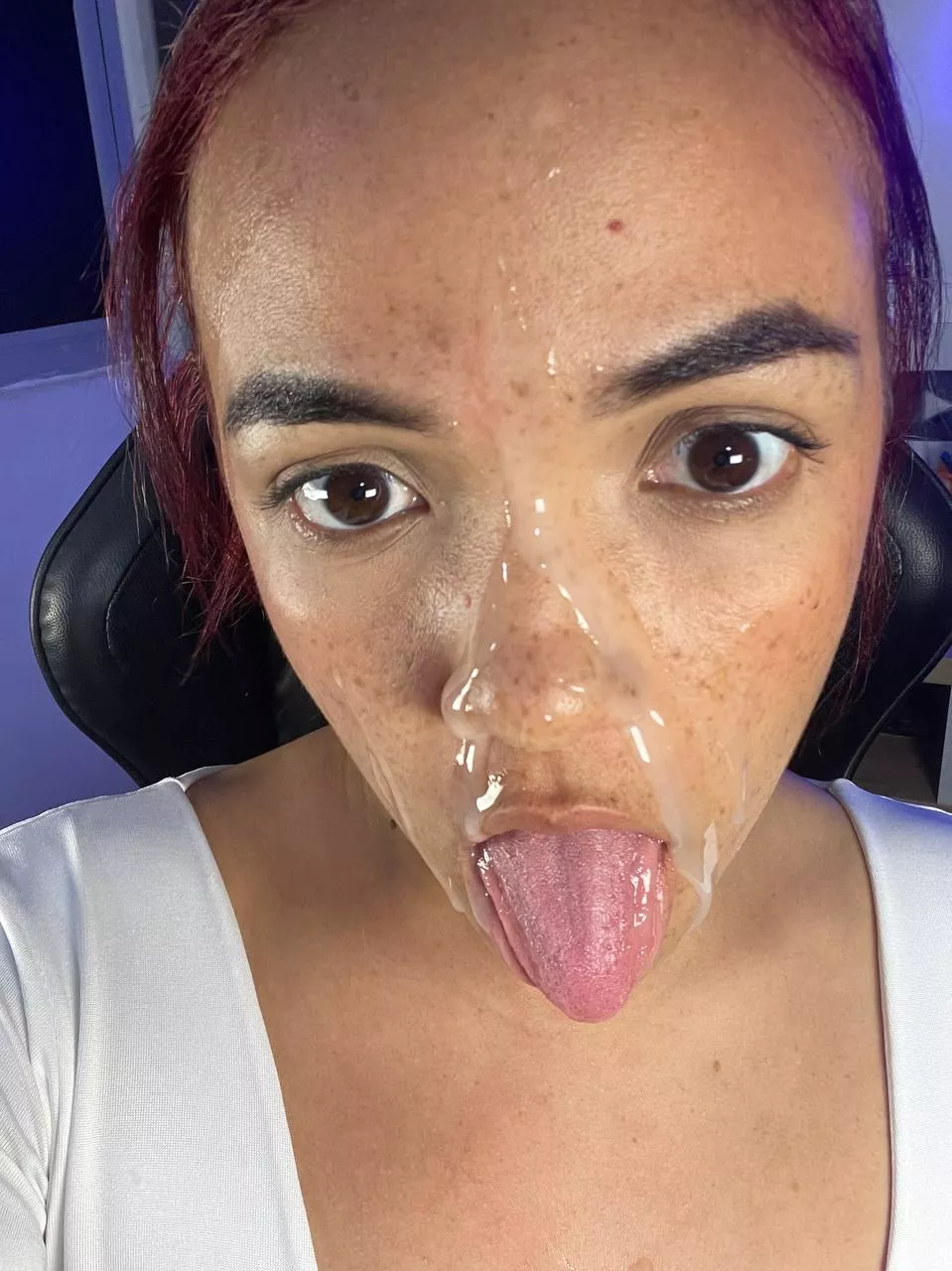 I love being blasted in the face with his big thick load