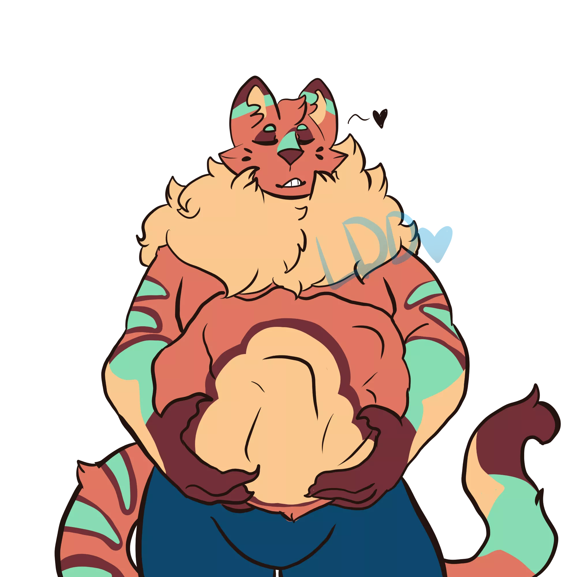 {image} {Safe Vore} A Tiger's Prey, Art by Me (LinoDinoDips/ForkliftCat.)