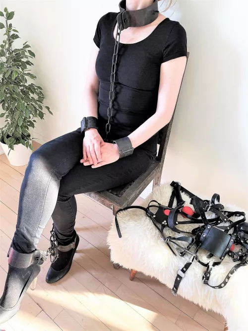 Locked in heavy steel - now I just need to pick a gag