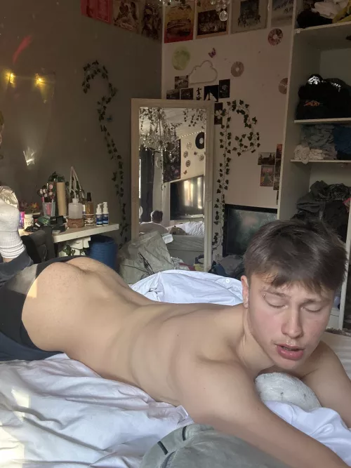 My lil butt needed some air