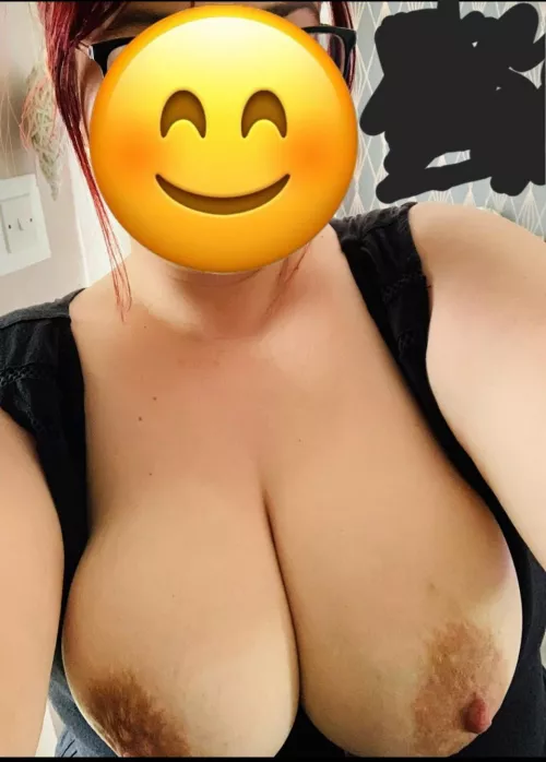 My wife is a little on the shy side, what do you guys think of her tits ? 
