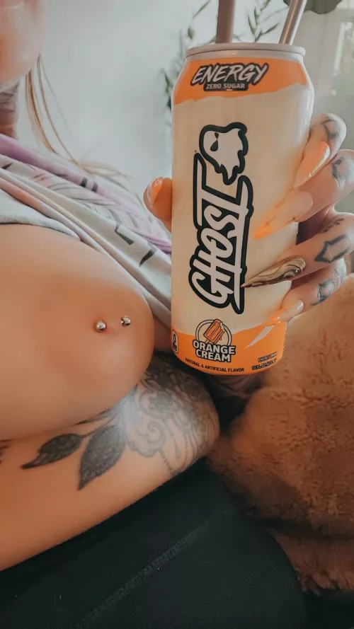 Nails Matching My Energy Drink