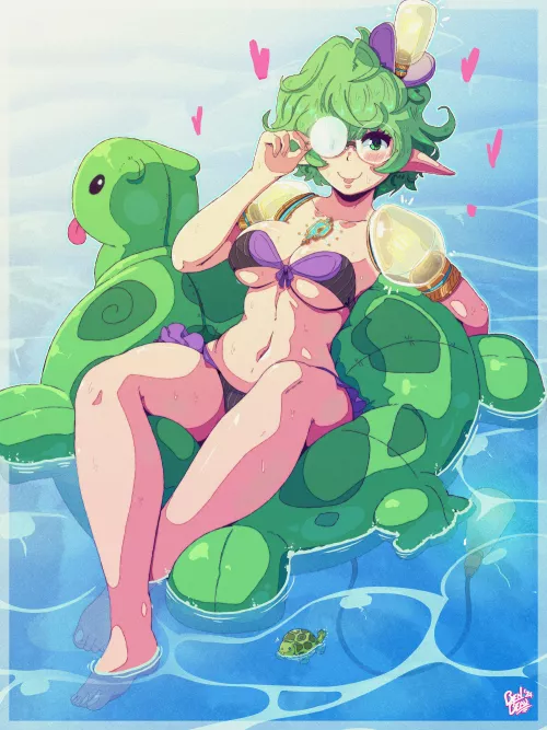 Pandora with hee tongue out