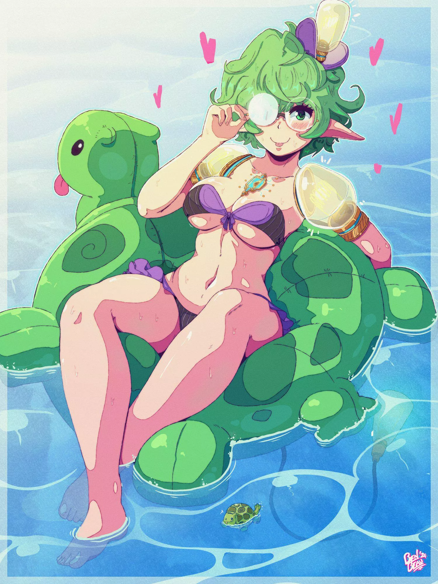 Pandora with hee tongue out