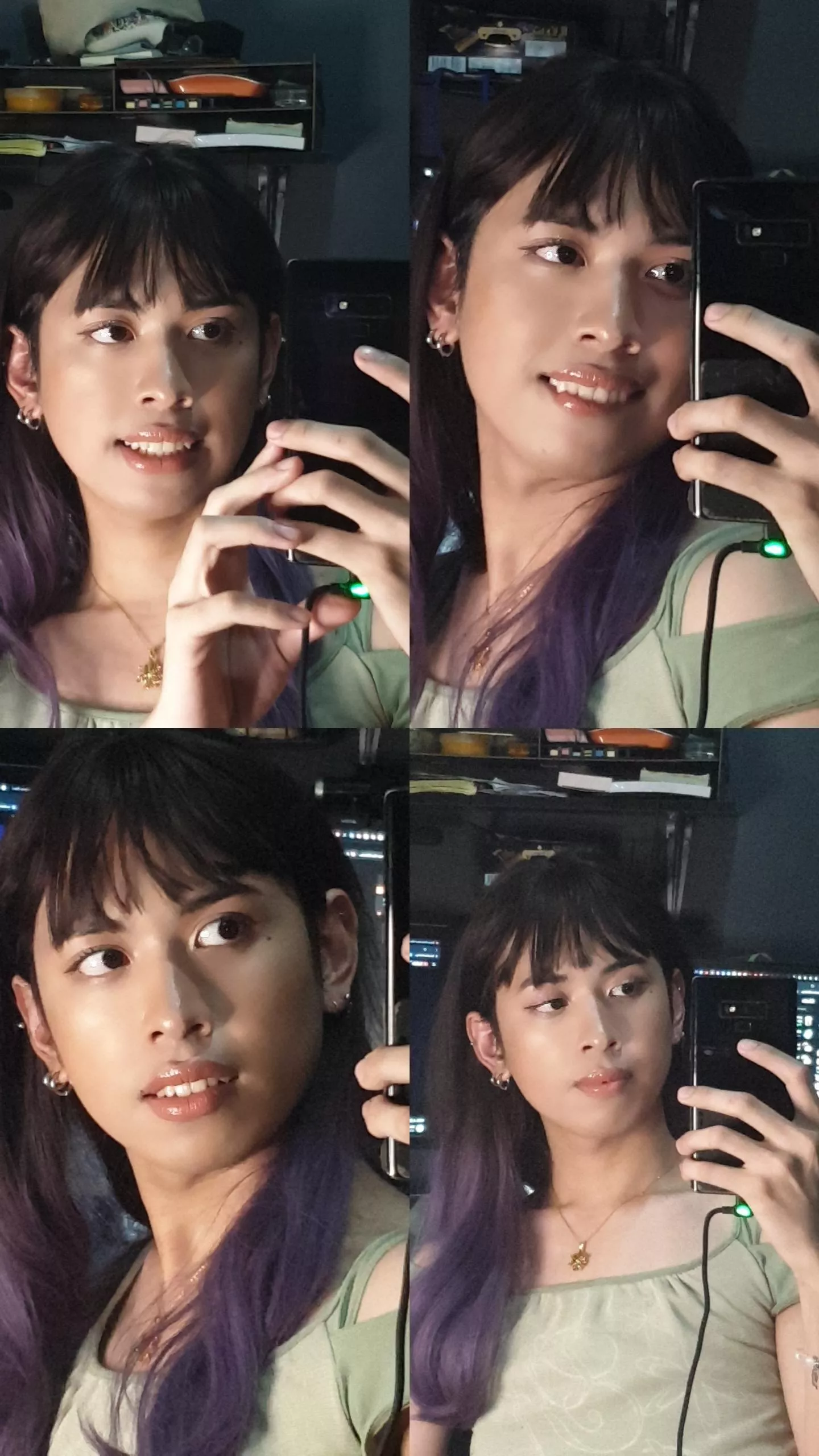 practicing makeup c: w/ my lousy cam 