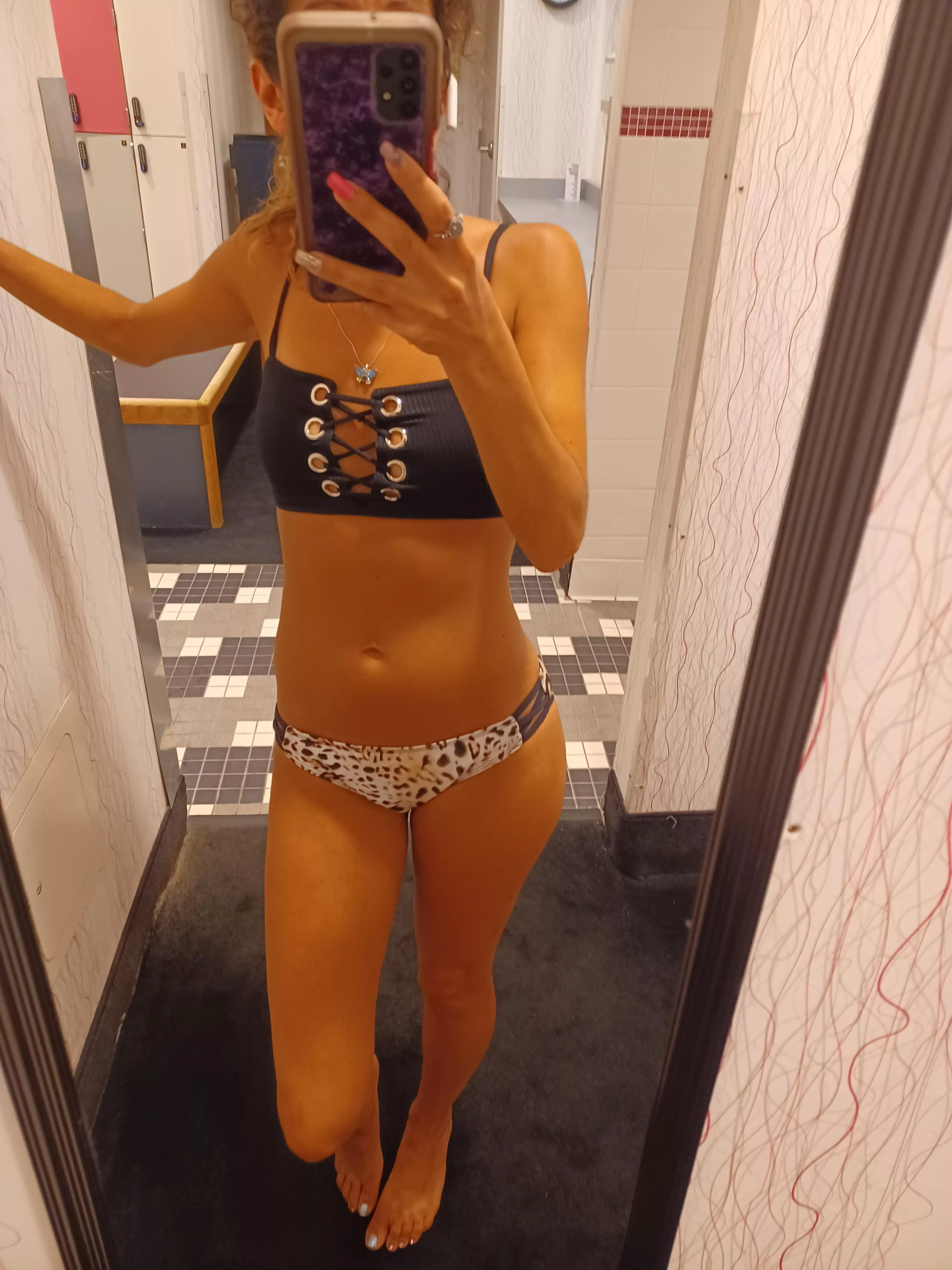 Tan skin really makes bikinis pop